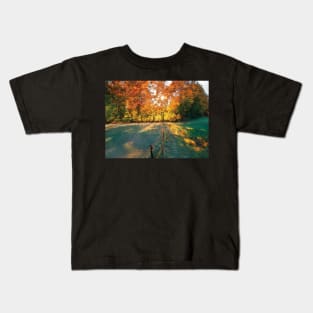 Golden Fall Picture Kids T-Shirt